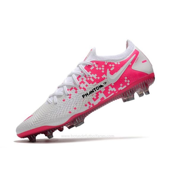 Nike Phantom GT Elite FG Hombre Blanco Rosa